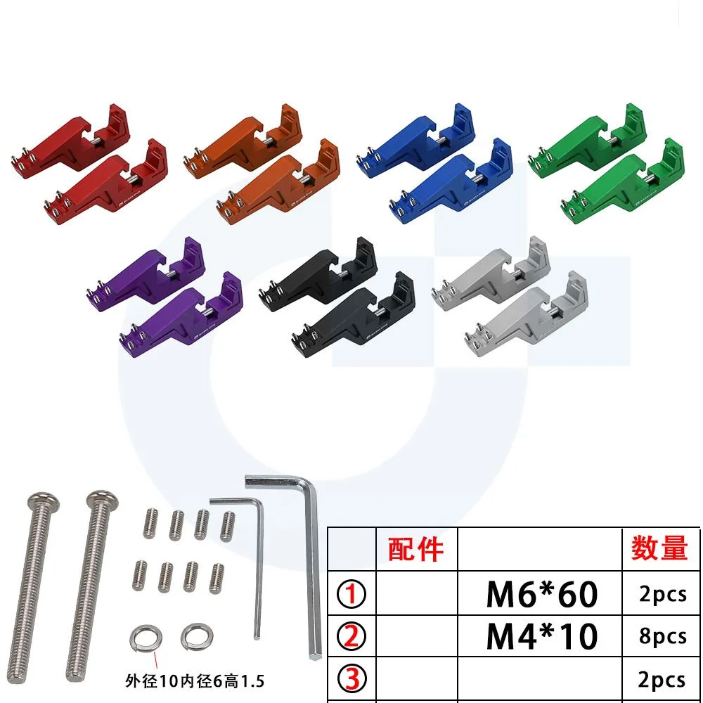 أوتاد القدم الموسعة لهوندا CRF250RX CRF250R CRF 250R 2020 - 2025 ملحقات ربط القدم للركاب ملحقات الدراجة الترابية على الطرق الوعرة #5