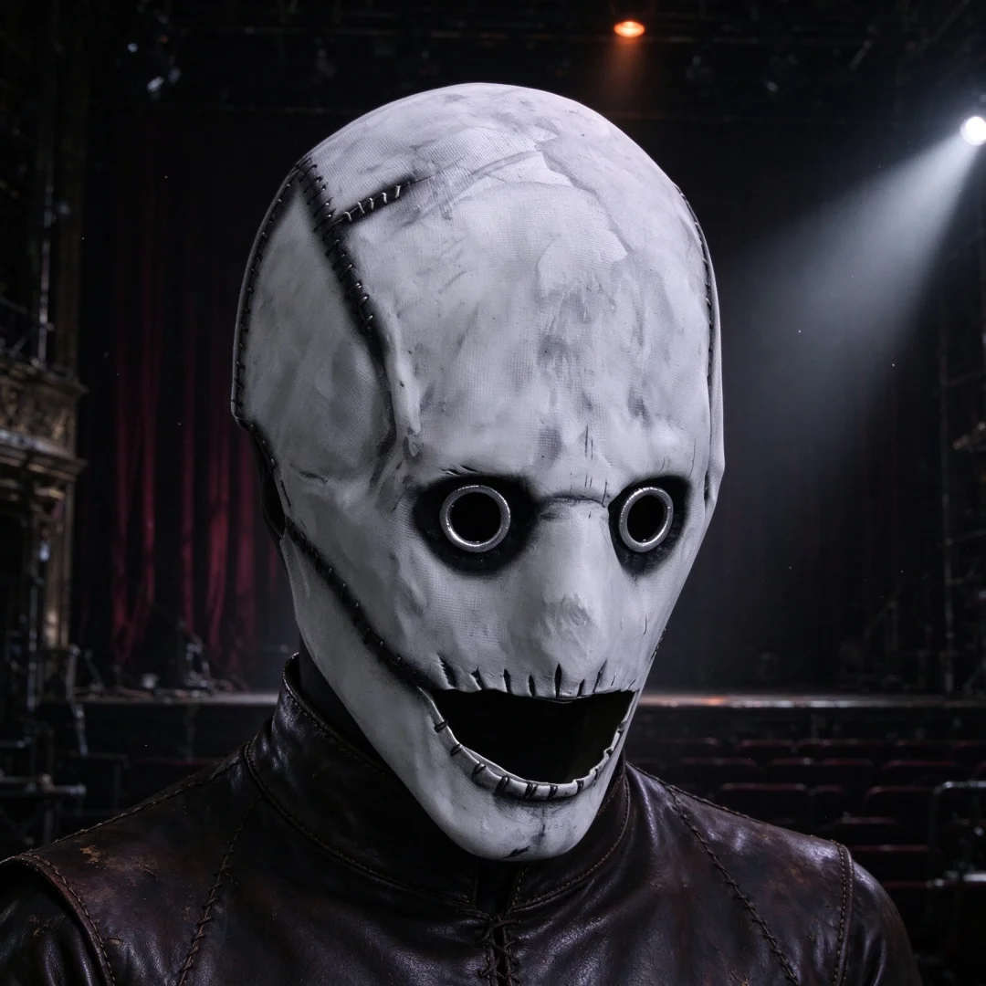 Halloween Scary Stitched Full Head Latex Mask Horror Cosplay Headgear for Haunted House Carnival Masquerade Party Costume Props