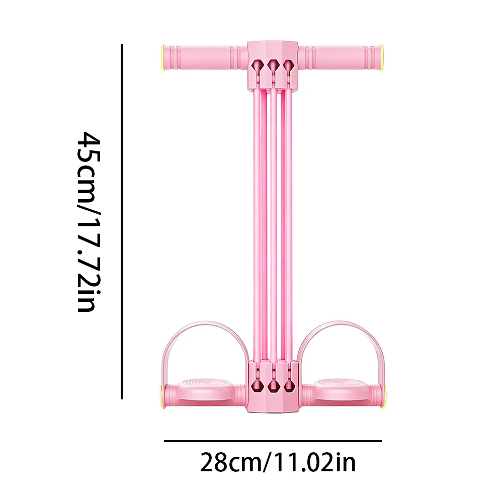 6-Tube Resistance Bands Set Durable Elastic for Home Gym Full Body Workout Exercise Equipment Strength Training Gear