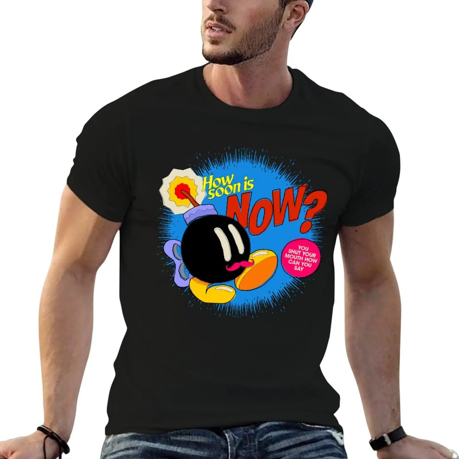 Camiseta The 80's 8-bit Project - Soon, camisetas divertidas con humor negro, camiseta para hombre, camisetas de algodón pesado para hombre, camiseta divertida de algodón
