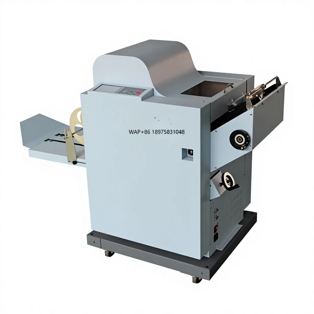 Booklet Maker Machine Binding & Folding Machine ZL168 with PLC and Motor High-Speed 2500 Books/Hour Computerized
