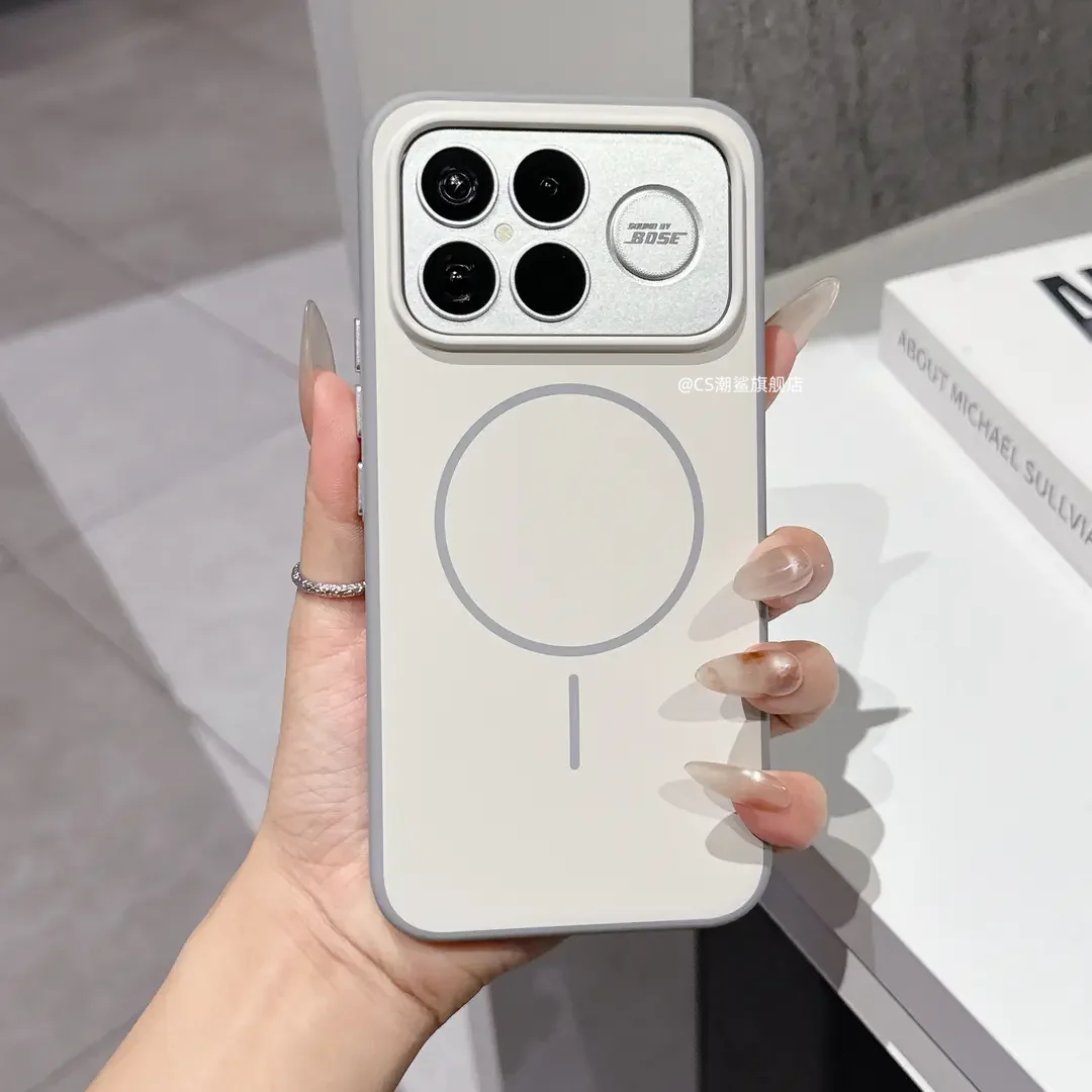 

For Xiaomi Mi Poco F8 Ultra Case Magnetic Wireless Charging Luxury Matte Skin Feel Shockproof Bumper Back Cover