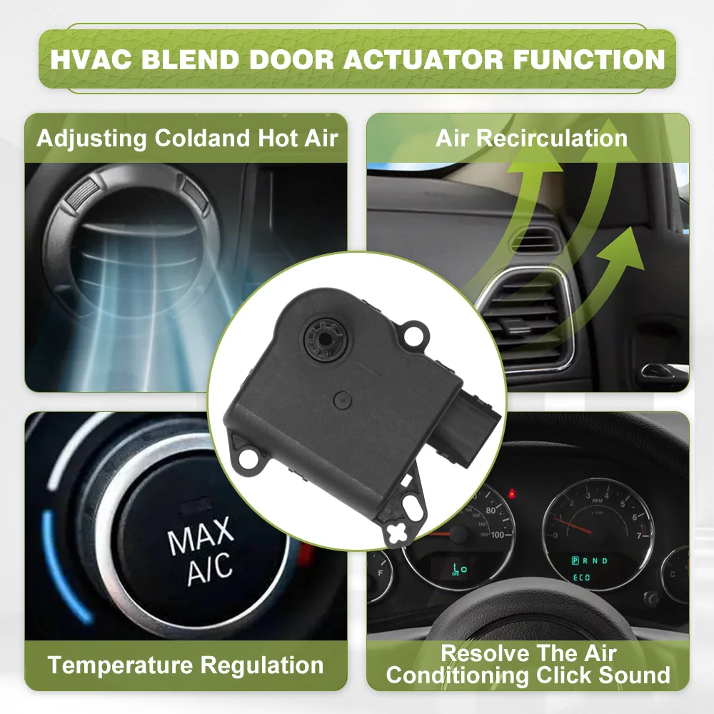 مشغل باب مزيج الهواء لسخان HVAC لسيارة Ford Explorer Flex Taurus 2011-2019 ES-604-234، 604-234، AA5Z19E616B، AA5Z19E616C،