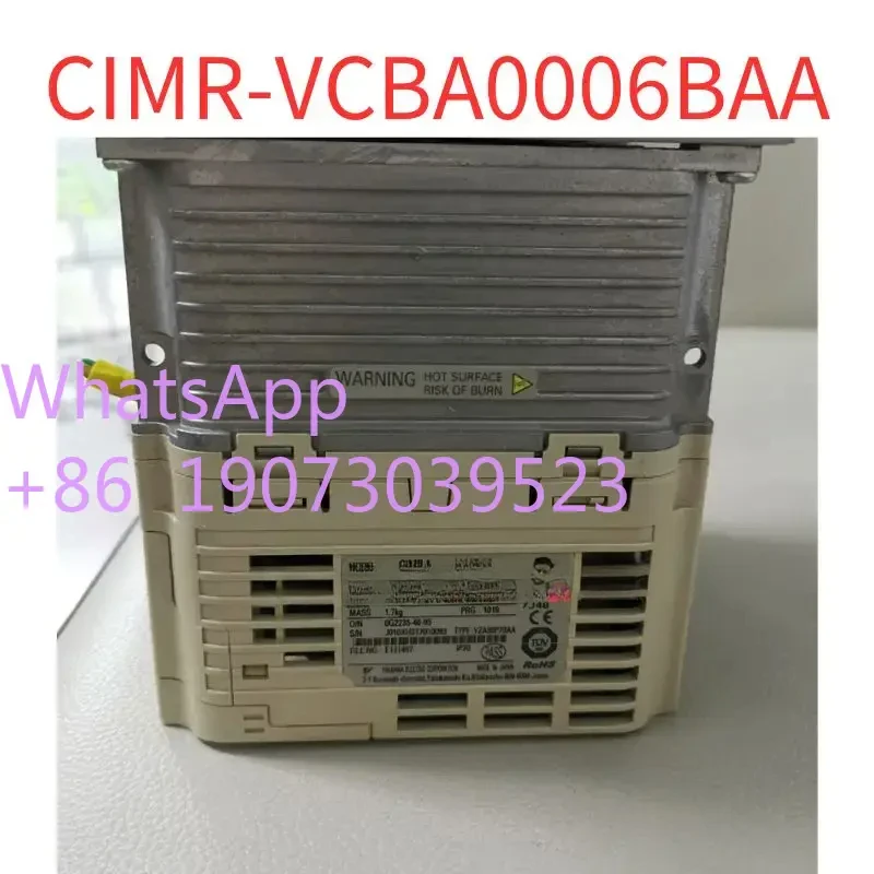 Konverter frekuensi bekas tes CIMR-VCBA006BAA OK