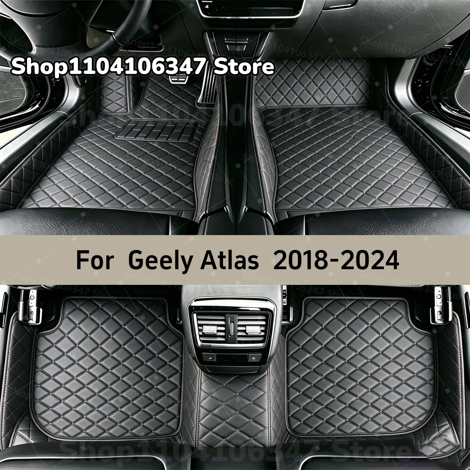 Car Floor Mats Fit For Geely Atlas 2018 2019 2020 2021 2022 2023 2024 Custom Car Mat Auto Mats Carpets