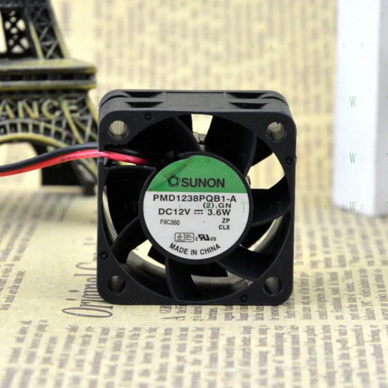 H   FOR SUNON 3.6W PMD1238PQB1-A 4CM 12V 4028 dual ball 1u server cooling fan