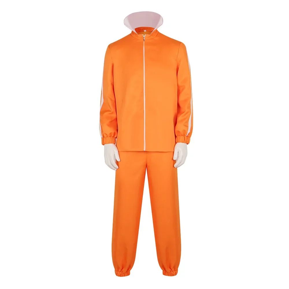 Victor Cosplay Costume Orange Outfits Vector Cosplay Anime Cosplay Halloween Carnival Party Role Play Uniform for Men