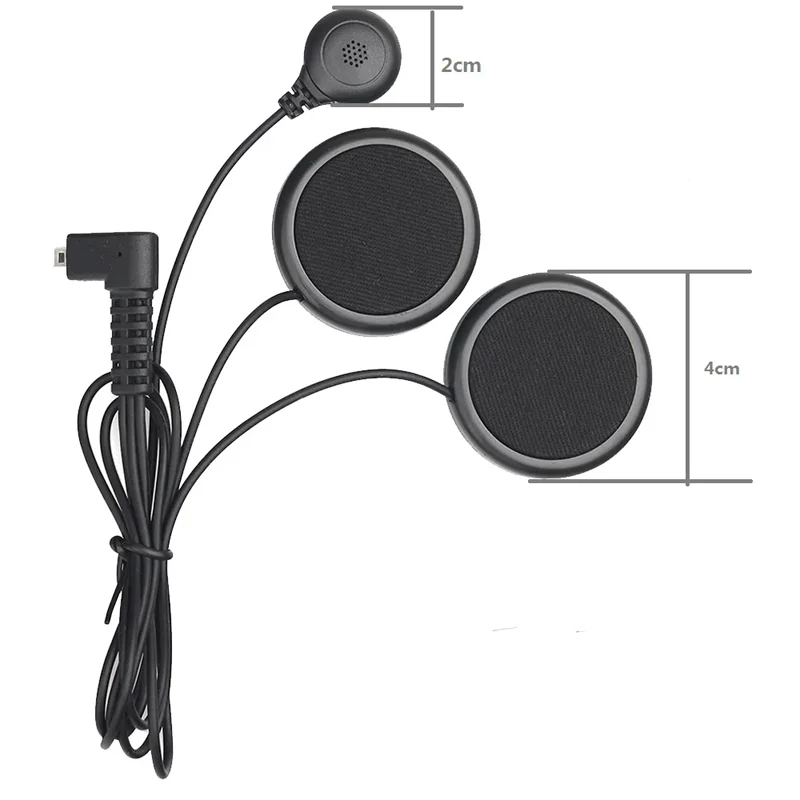 Freedconn Intercom Interphone Zubehör 2-in-1 Mikrofon für KY Pro R1 Pro R1 Plus Tmax Pro 5-Pin Kopfhörer – Detail 2