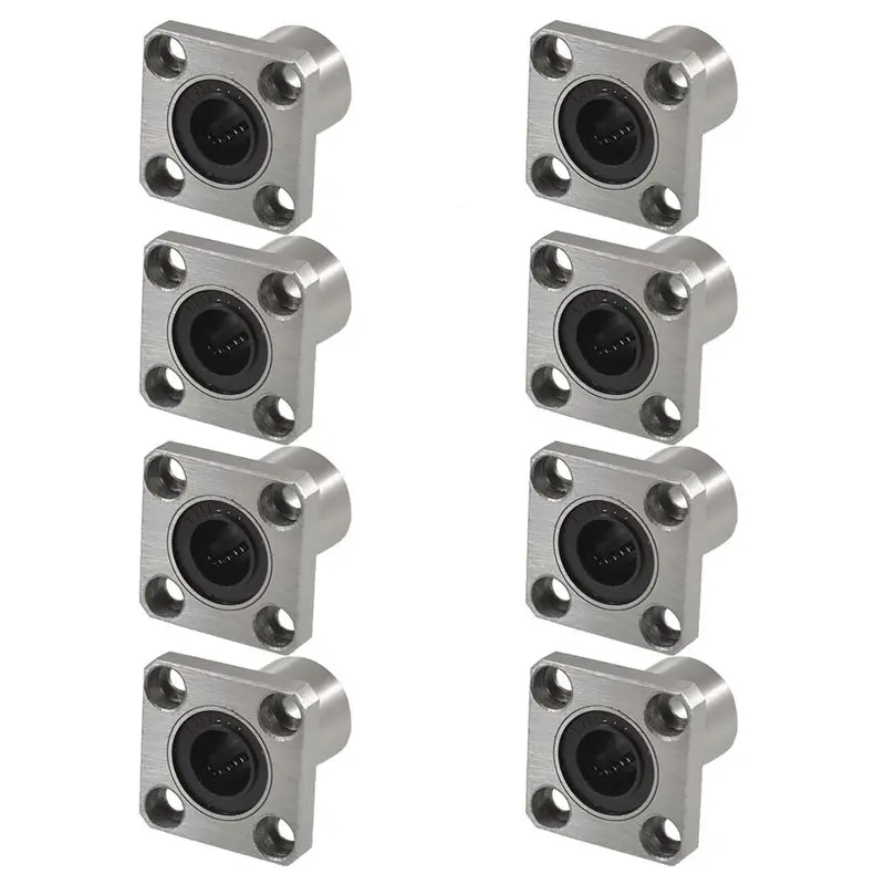 BHTS-8X Bushings Square Flanged Long Linear Bearing 12Mm X 21Mm X 30Mm