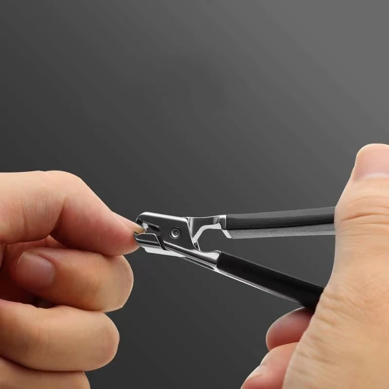 2023 New Stainless Steel Nail Clipper with Ultra Wide Jaw Opening Portable Finger Nail Cutter