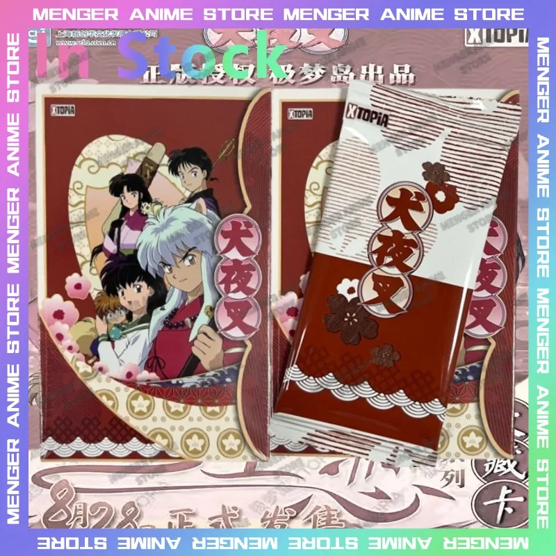 

Licensed Inuyasha: Time Romance Series Kagome Shippo Miroku Chinese Edition Limited Serial Numbers Anime Collectible Cards Gifts