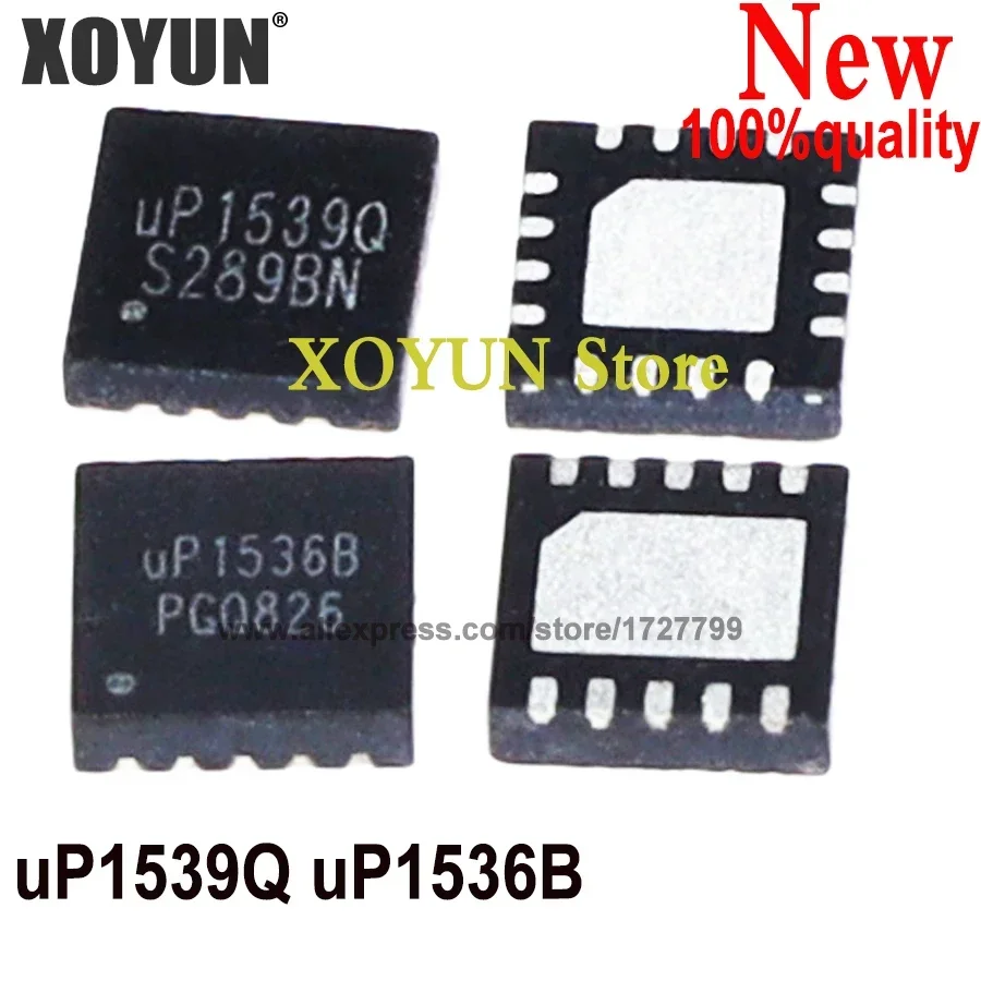 100% New uP1539Q uP1536B QFN