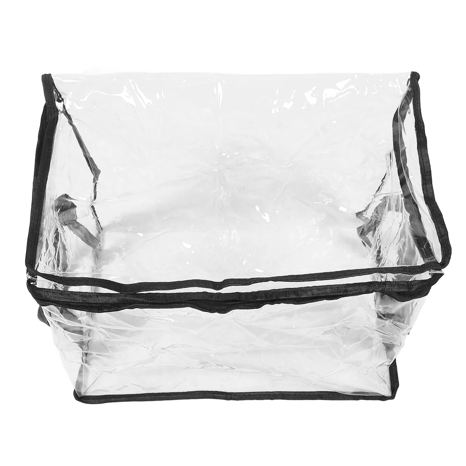 

Book Storage Box Transparent Stackable Book Organizer for Office Home School Textbooks Clear Desktop Storage Case