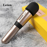 Leten Lightning AV Wand III Super Motor Intense Vibration Big Head  Smart Heating Female Vibrator Ergonomic G Spot Stimulator