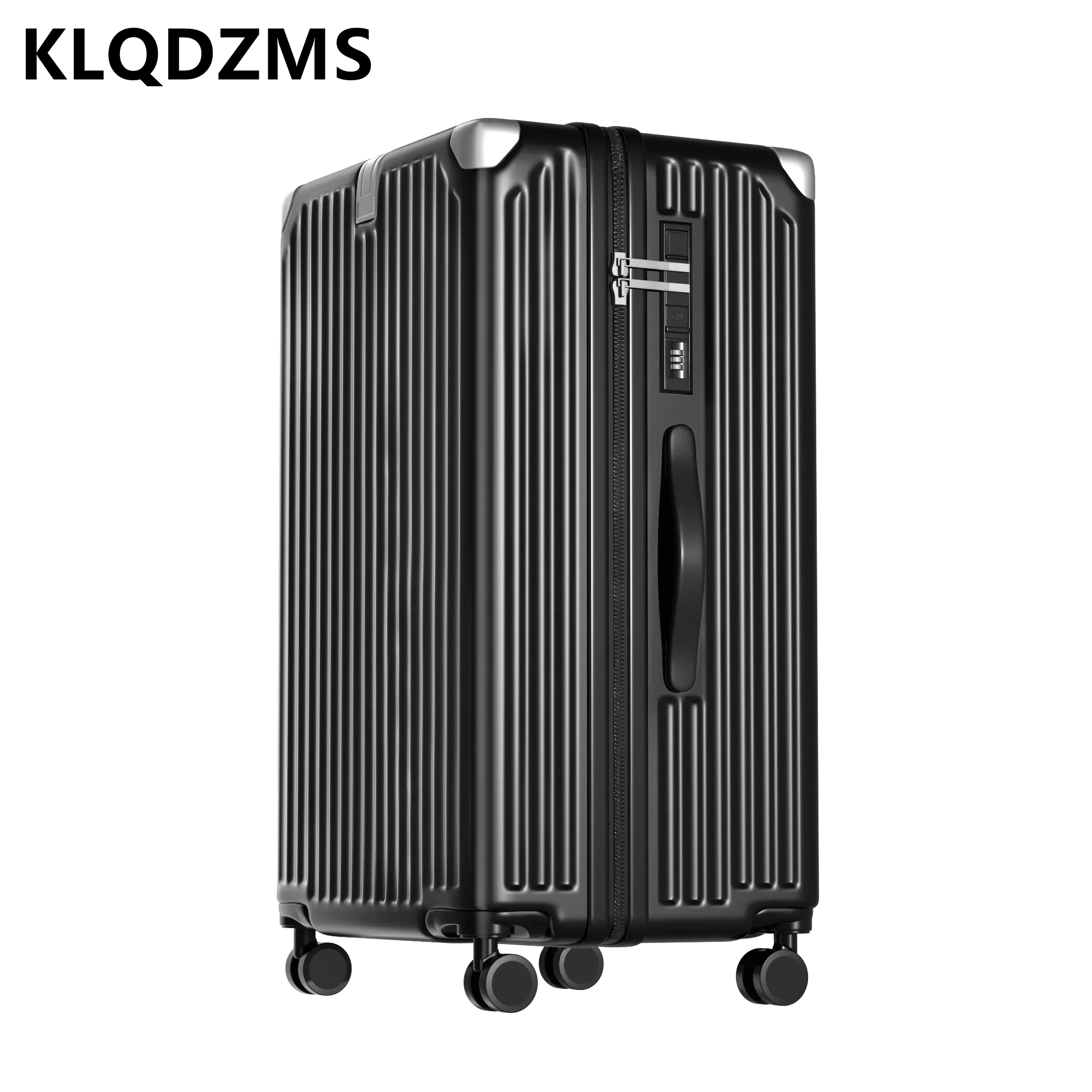 

KLQDZMS Carry-on Travel Luggage Large Capacity Trolley Case 24"26"28"30 Inch Wheeled Travel Bag with Wheels Rolling Suitcase