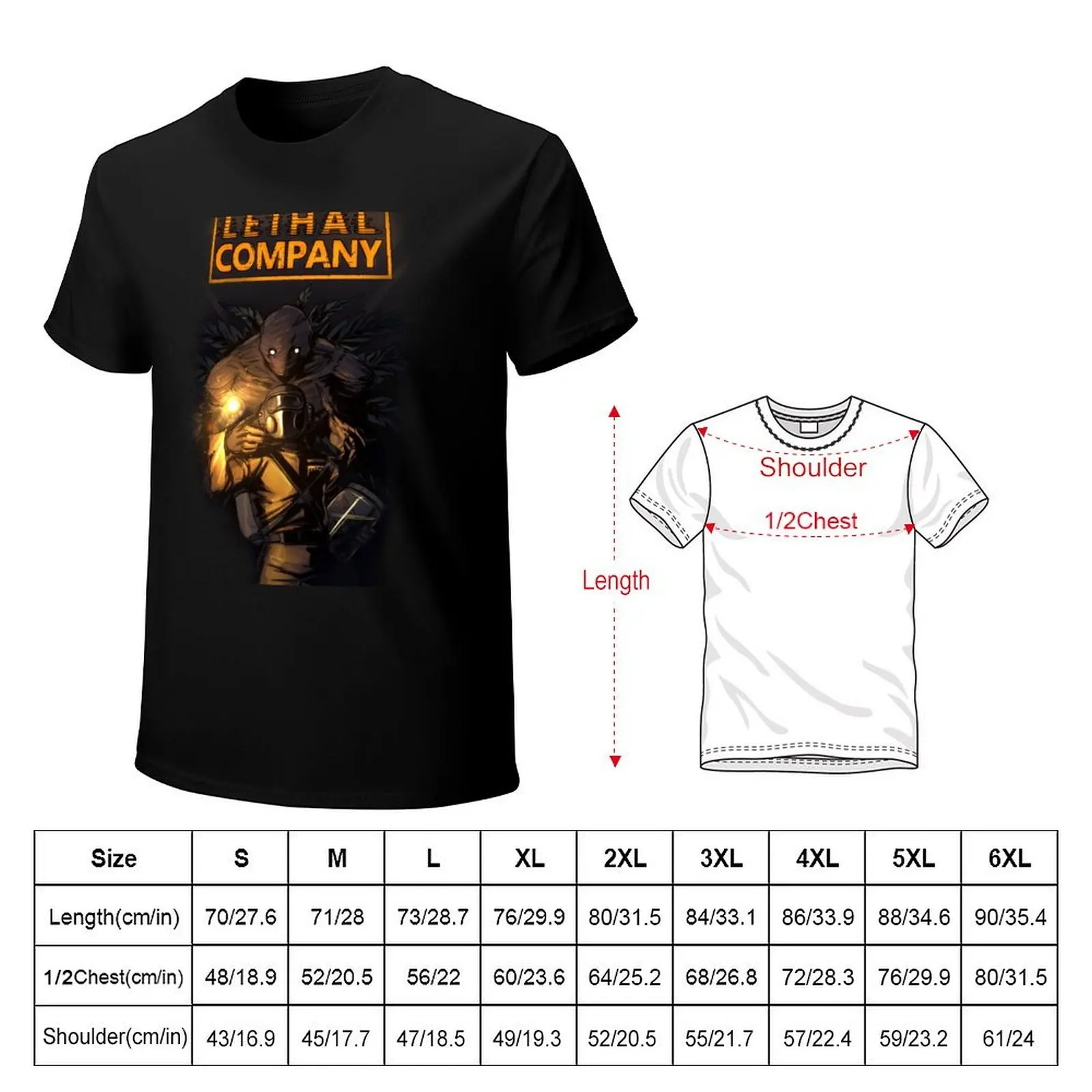 Lethal Company Bracken In Dark T-shirt T-Shirt blanks graphics for a boy heavyweight t shirts for men