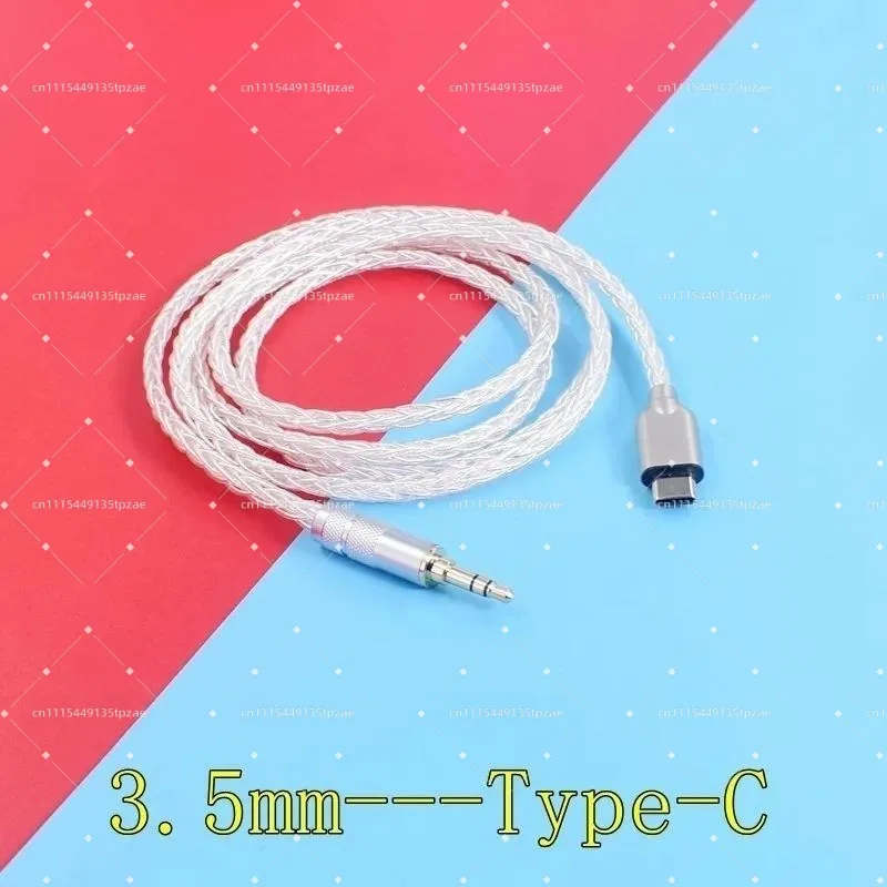 3.5mm TRS 4.4mm 6.35mm to USB-C Type-C Audio Cable Headphone Upgrade Cable