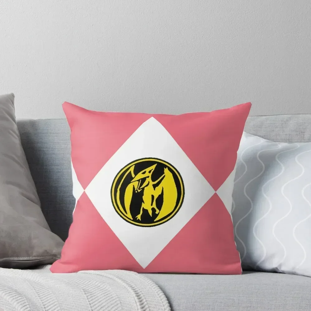 

Go Go Pink Ranger Throw Pillow Cushions Anime Pillowcases pillow