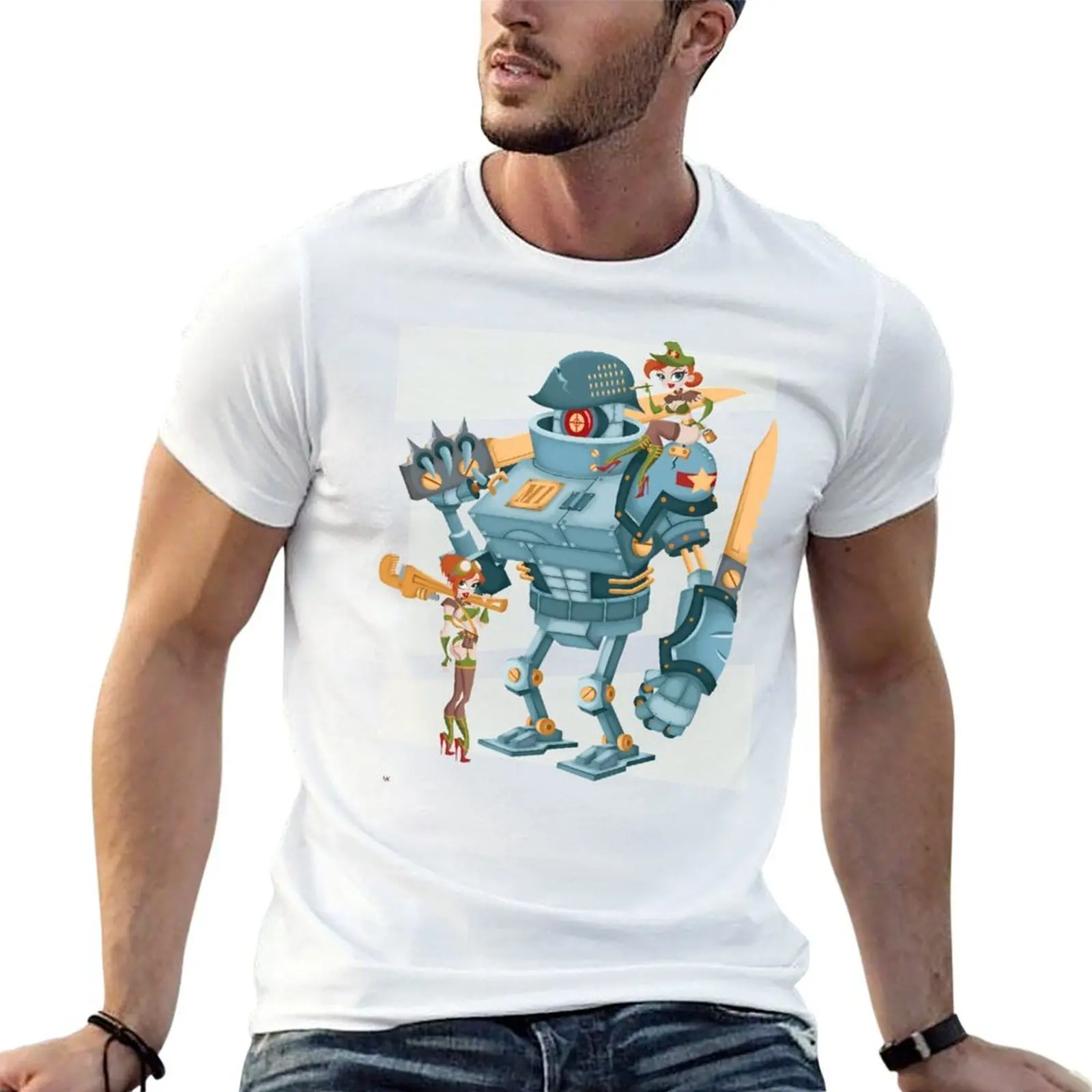 

Bot Girls T-Shirt man t shirts for men man t shirt heavy cotton t shirt man luxury T-shirt