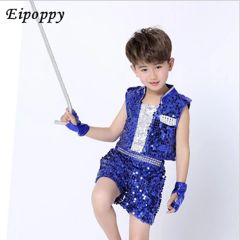 زي الرقص الحديث للأطفال ، الصبي ، الفتاة ، الصبي ، الفتاة ، الأطفال ، قاعة الرقص ، اللعبة ، الجاز ، الهيب هوب ، السراويل الراقصة وبلوزة