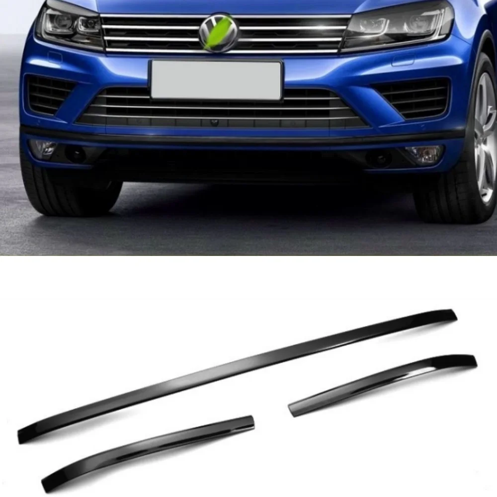 Front bumper grille decorative strip  For VW Touareg 2011-2018