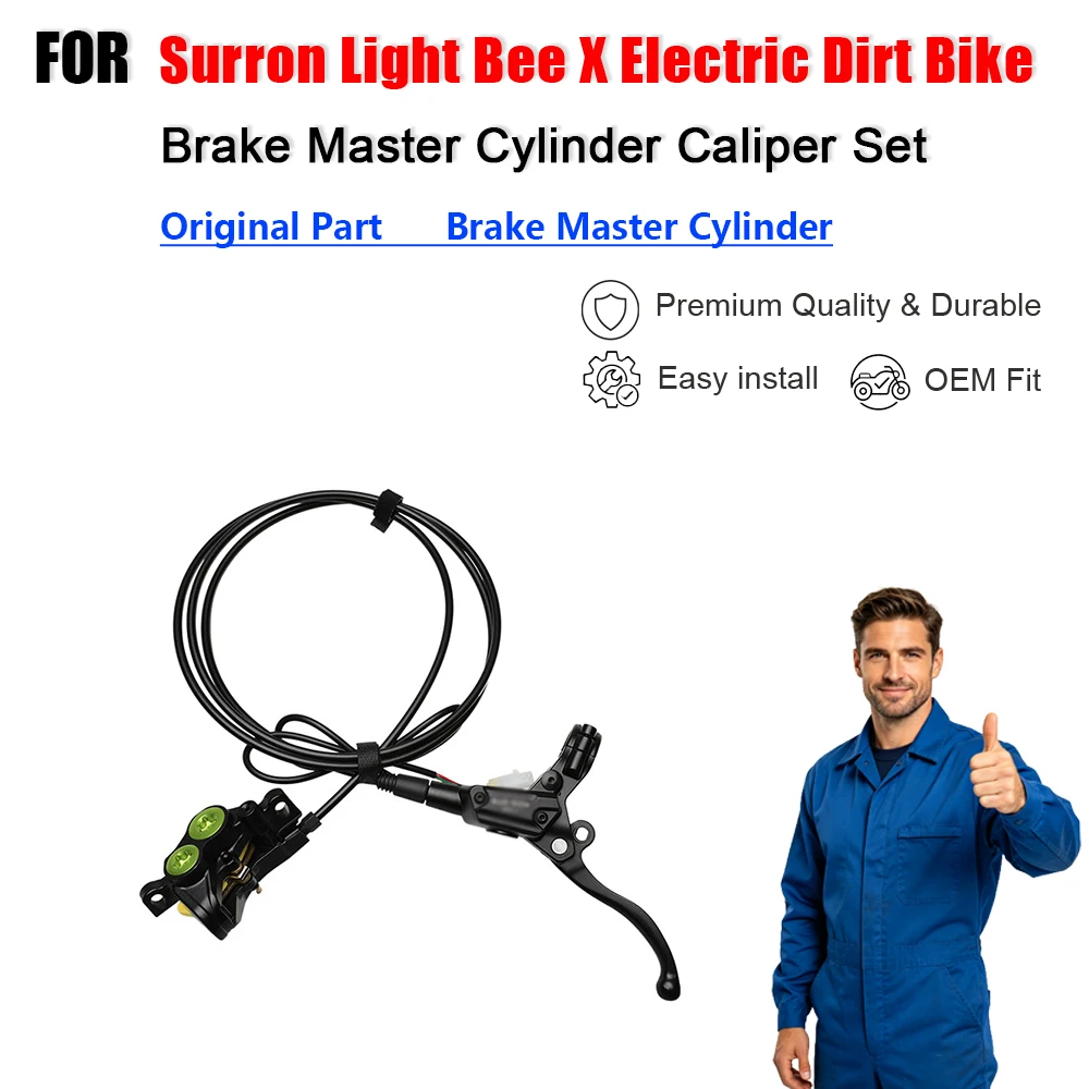 

Original Brake Master Cylinder Caliper Set Complete Braking Pump Kit for Surron Light Bee X Electric Dirt Bike