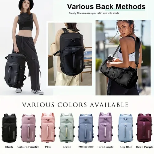 Imagen 1 del producto Mochilas para hombre y mujer para actividades al aire libre, estilo doble hombro, para fitness al aire libre, bolsas al aire libre, bolsas para senderismo
