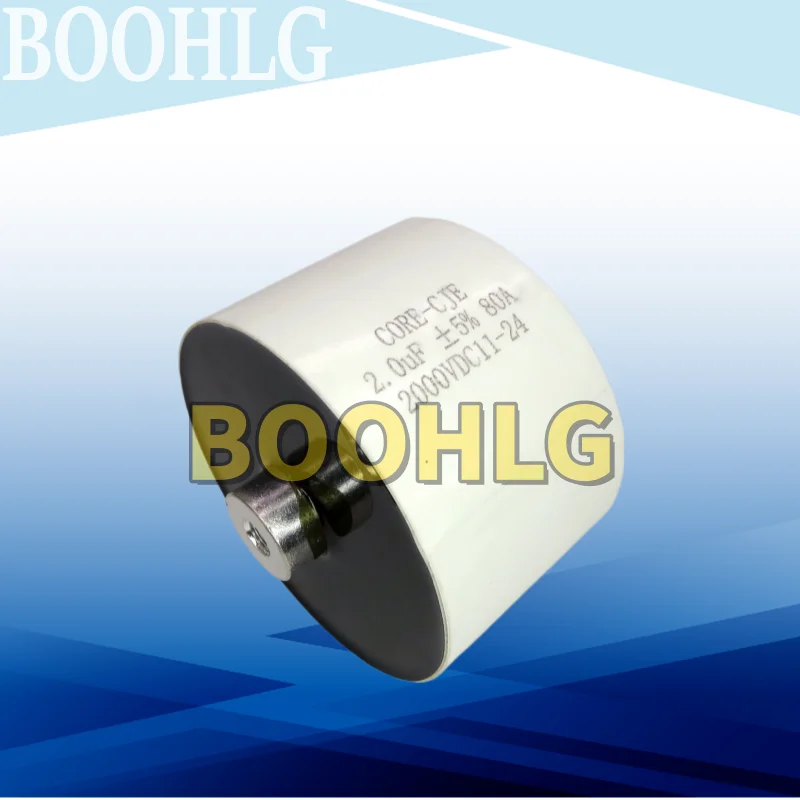 1PCS High current 2UF 2000VAC 80A High frequency high voltage resonant capacitor for high frequency machine