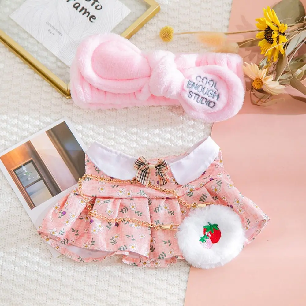 

Doll Cloth Accessories LaLafanfan Cafe Clothes Dress Up DIY Clothing Yellow Duck Clothes Kawaii 30cm Plush Clothes Dolls