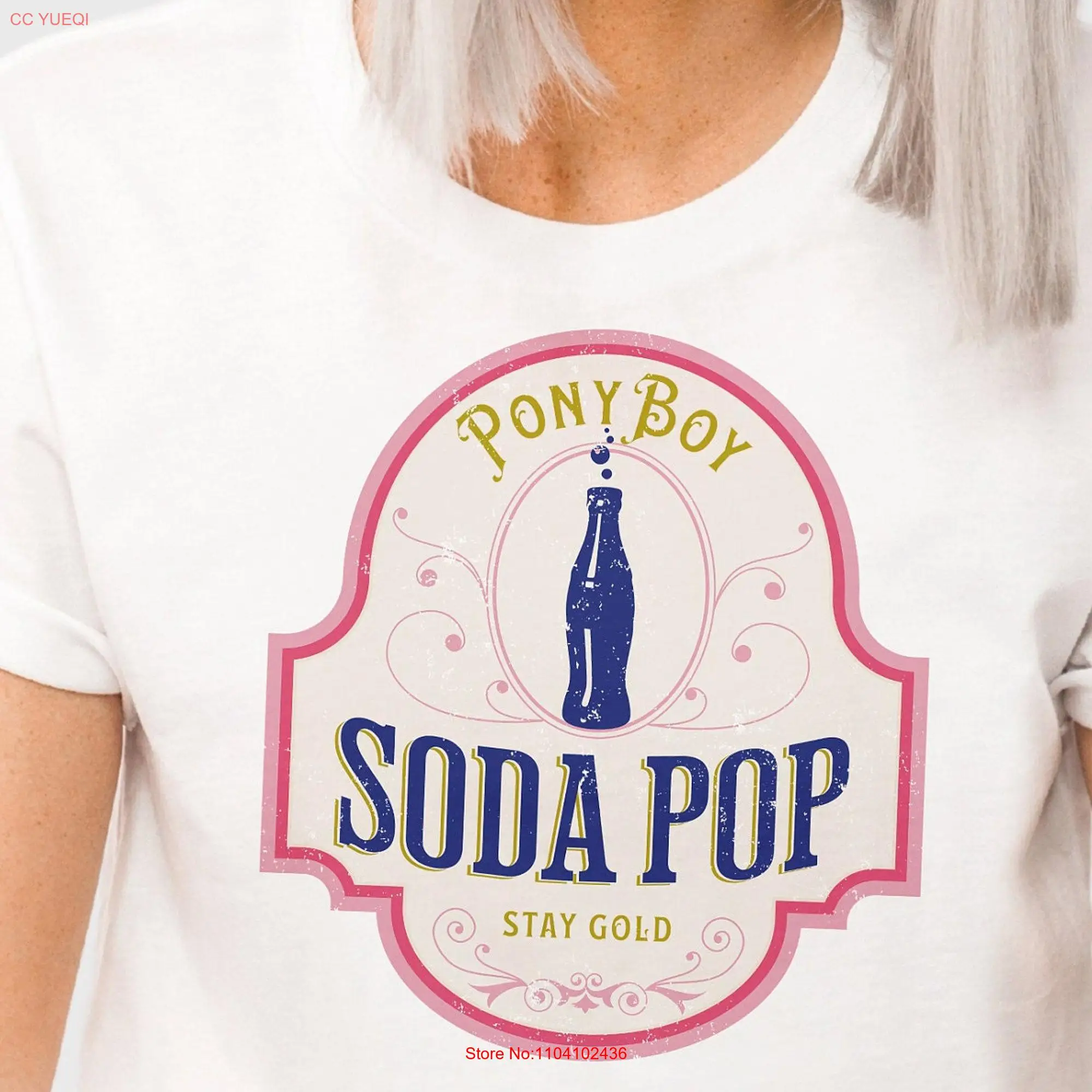 STAY GOLD Ponyboy Sodapop T Shirt The Outsiders Movie 50's Classic Literature Greaser BR long or short sleeves