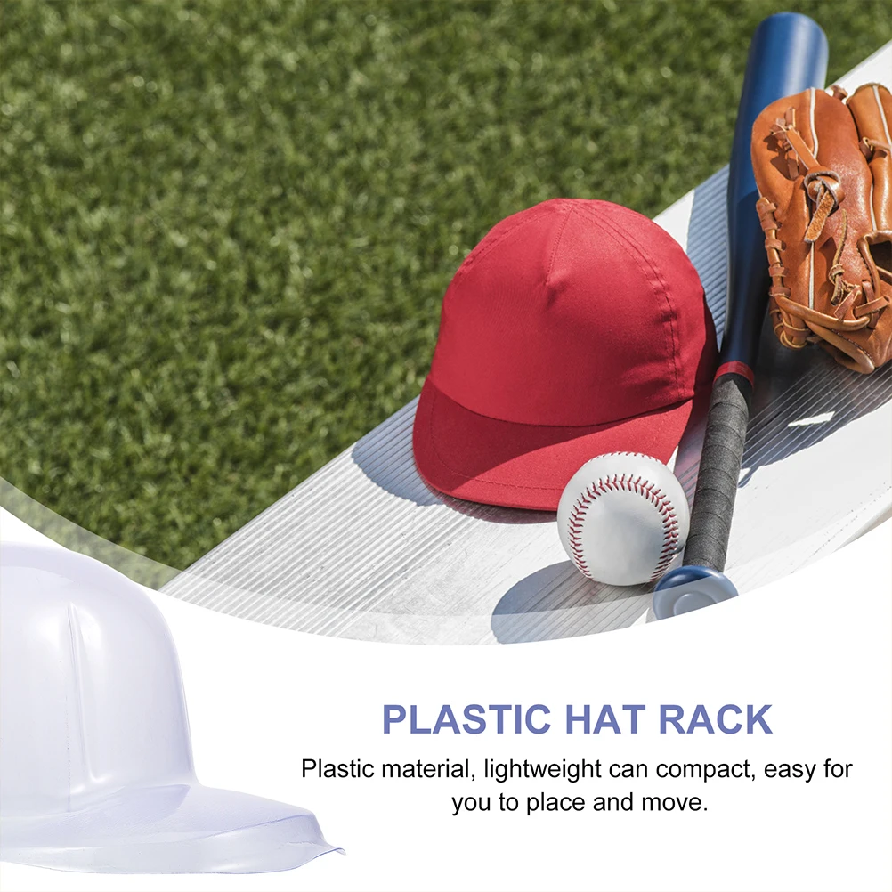 

12Pcs Hat PVC Smooth NonScratch Rack for Home Pvc Hat Racks Holder Shop Storage Travel Baseball