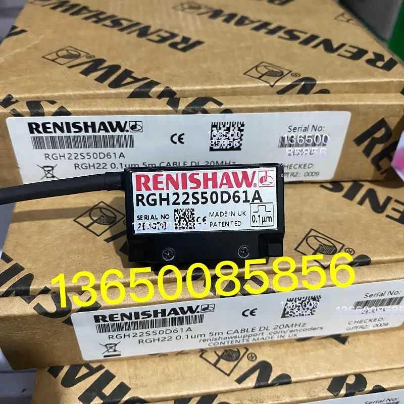 

RGH22S50D61A Новая решетчатая линейка Renishaw Решав 0,1 мкм считывающая головка RCH22S50D61A