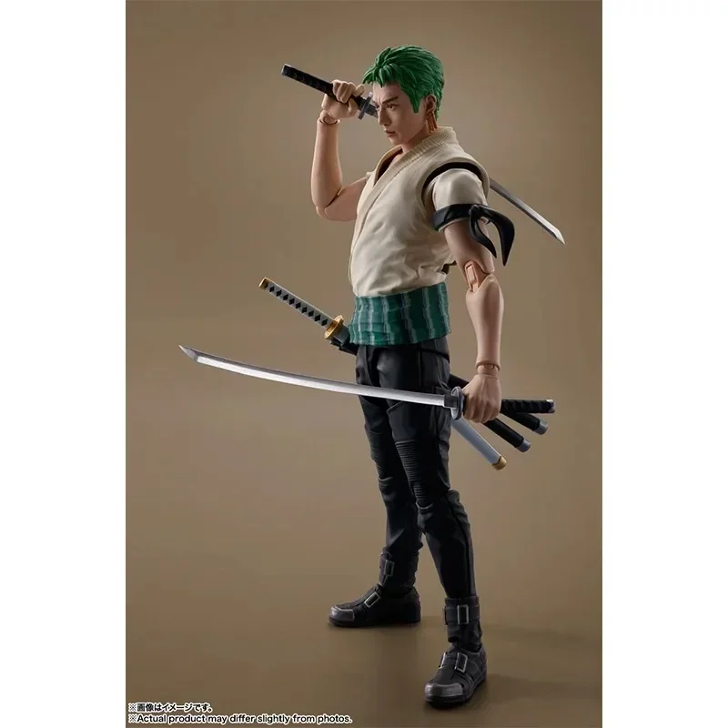 

In Stock Genuine Bandai One Piece S.H.Figuarts Roronoa Zoro A Netflix Series Anime Action Figure Toys Collectible Model Gifts