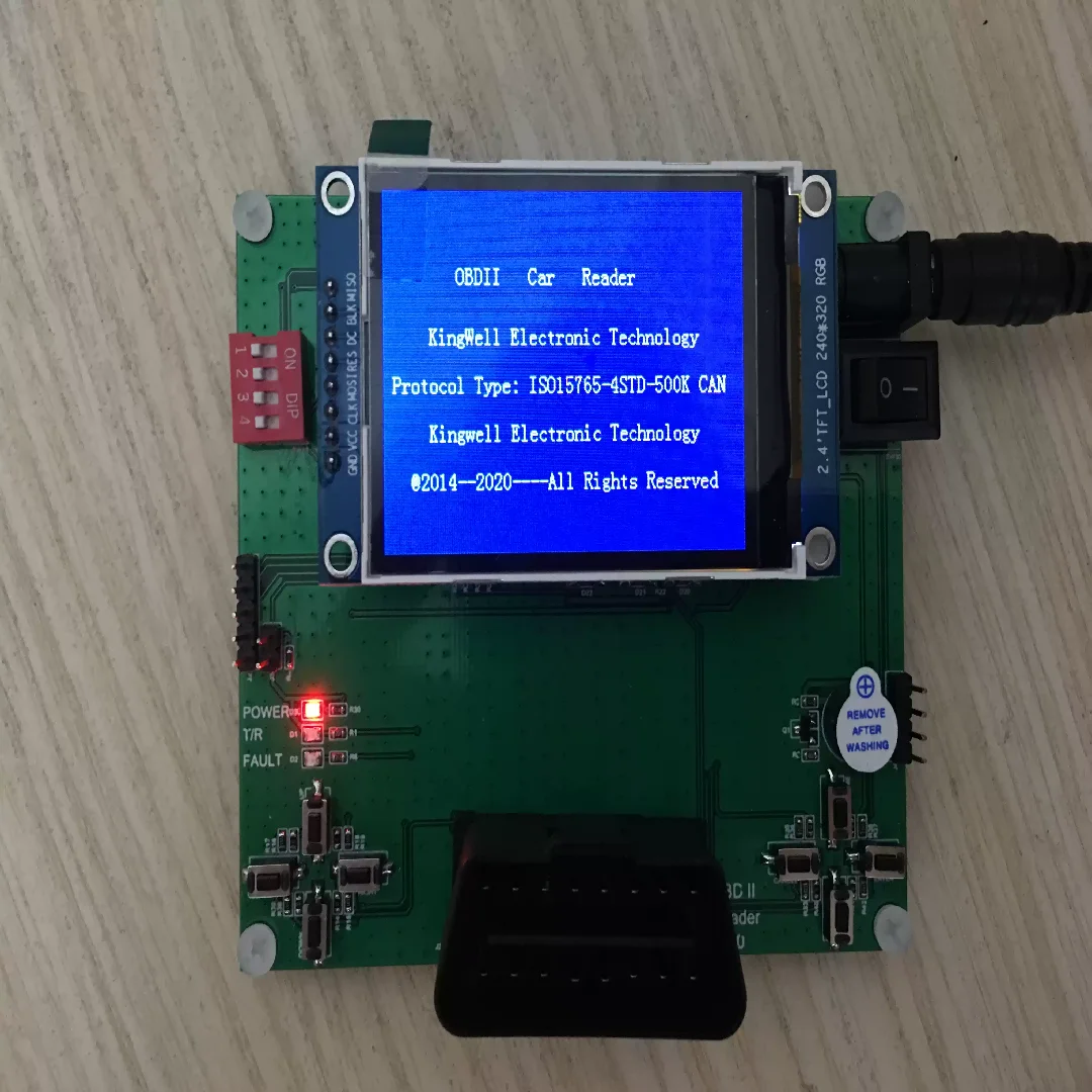 OBD2‑TFTLCD Diagnostic Development Board / OBD2‑TFTLCD Reader Development Board / STM32 Development Board V3.0