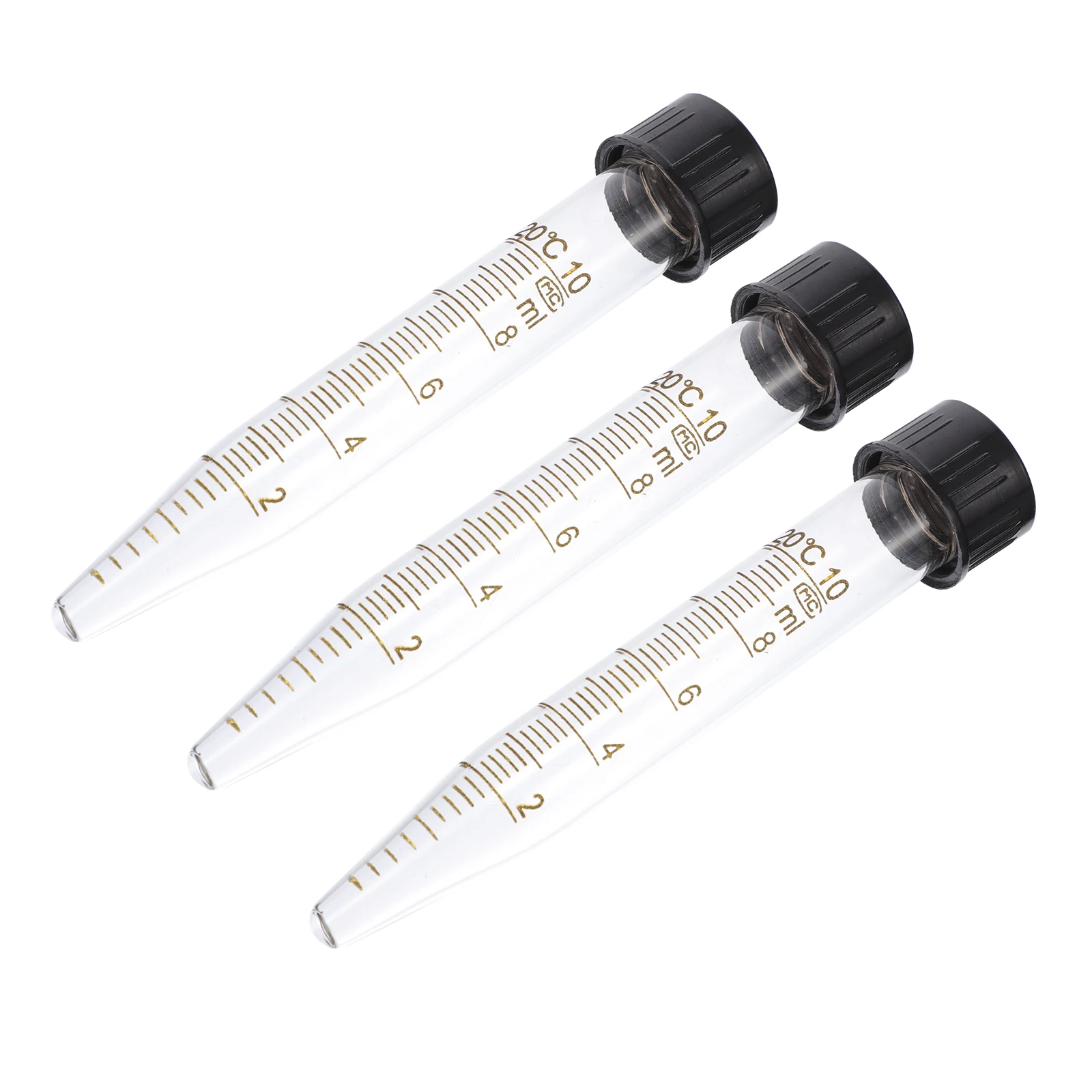 

3 Pcs Glass Tube Laboratory Tubes Microcentrifuge Supplies Container Test