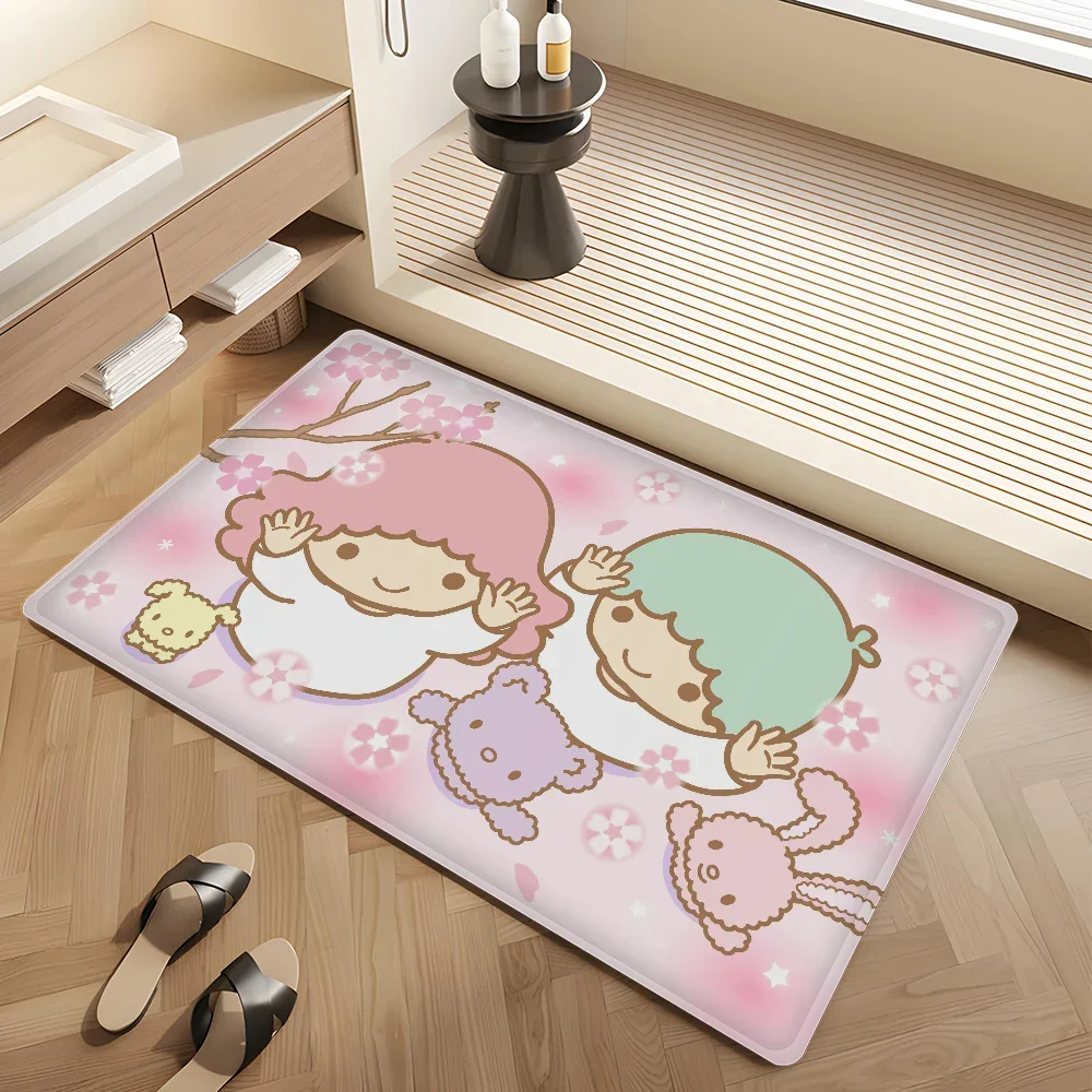 L-Little T-Twin s-stars Room Mats Nordic Style Home Doormat Bathroom-Toilet Mats Bedroom Hotel Decor Mat