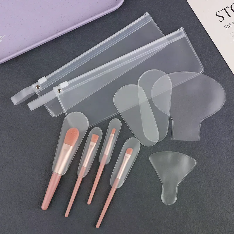 /Kuz/Pen Cover Makeup Brushes Net Protector Guard Elastic Mesh Beauty Make Up Cosmetic Brush 1Pcs