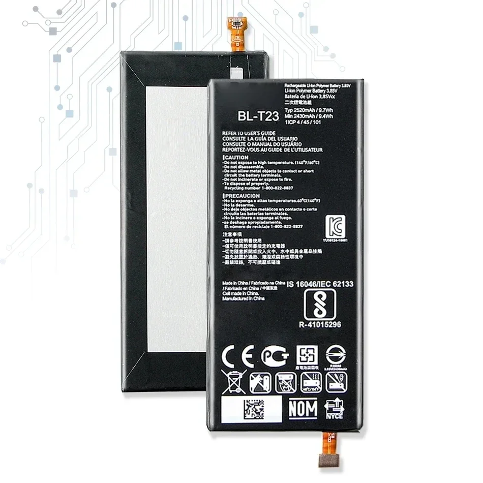 

BL-T23 Replacement Battery For LG X Cam X-Cam X Cam K580 K580Y F690 K580DS