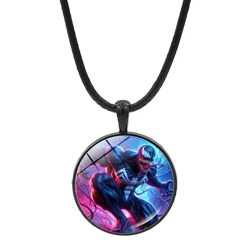Disney Venom: The Last Dance Marvel Necklace Accessories Versatile Pendant Jewelry Sweater Chain Kids Gifts Childrens