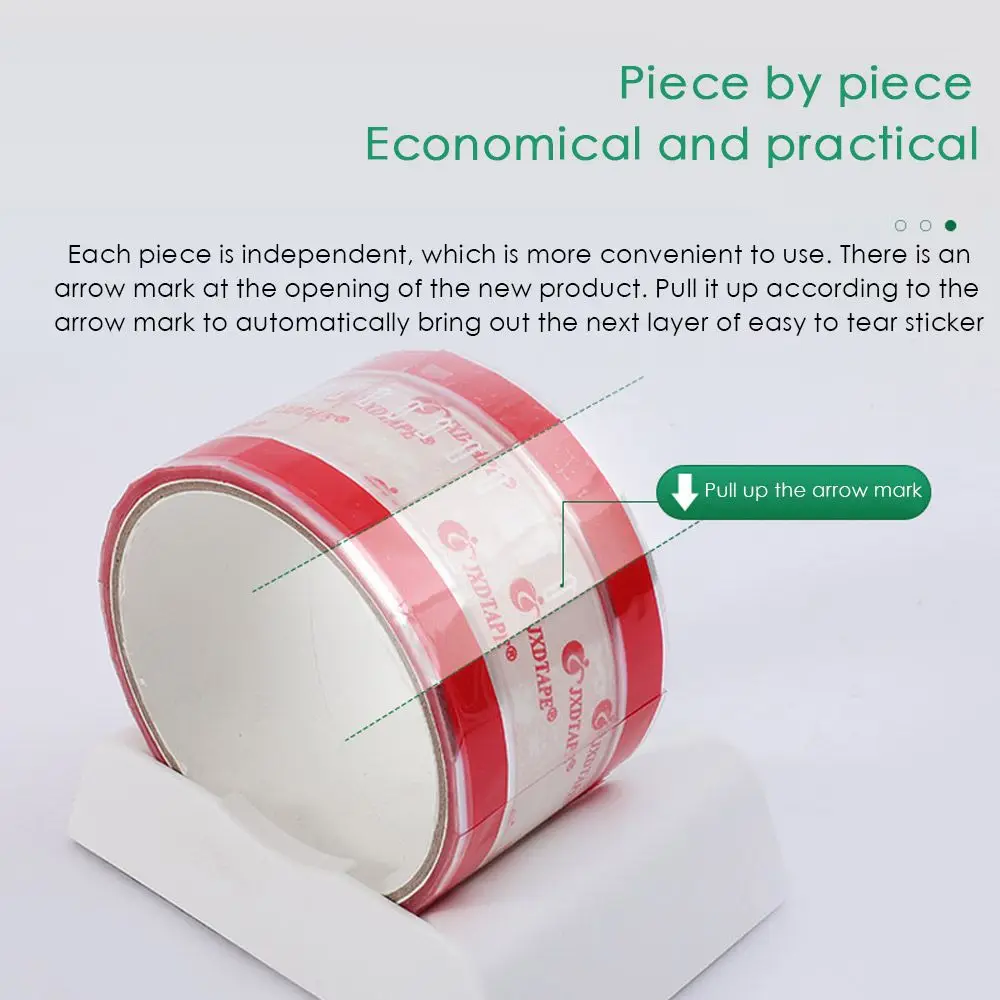 Sealing Sticker Tape Seal Leak-proof Takeaway Adhesive Sticker For Coffee Drink Milk Tea Cup Cover