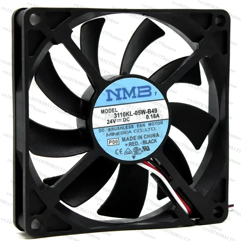 1PCS for NMB 3110KL-05W-B49 DC24V 0.18A 8015 8CM 3 Wire Stop Alarm Inverter Cooling Fan