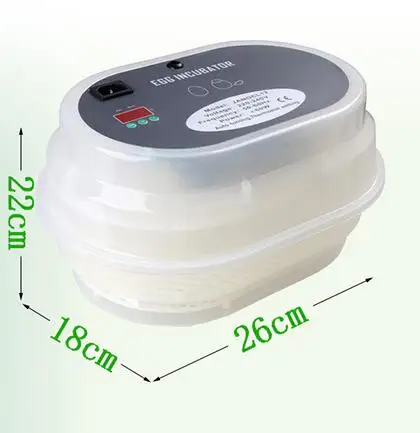 Mini Automatic Digital Egg Incubator JN12, Hatcher, Brooder, Setter farm egg incubator 9eggs incubator
