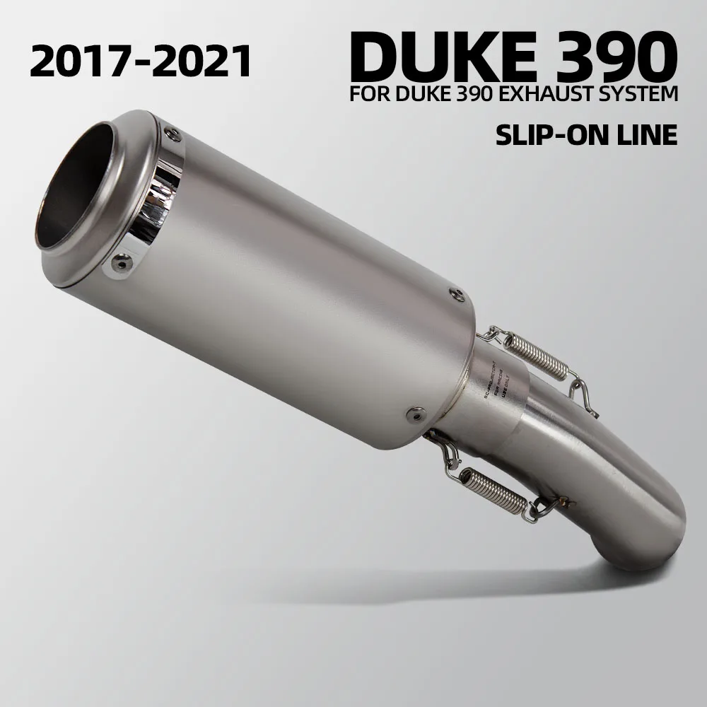 

Мотоциклетная выхлопная средняя труба без шнуровки с проектным глушителем для DUKE 390 DUKE 250 RC 390 RC 250 DUKE RC 390 250 2017-2021