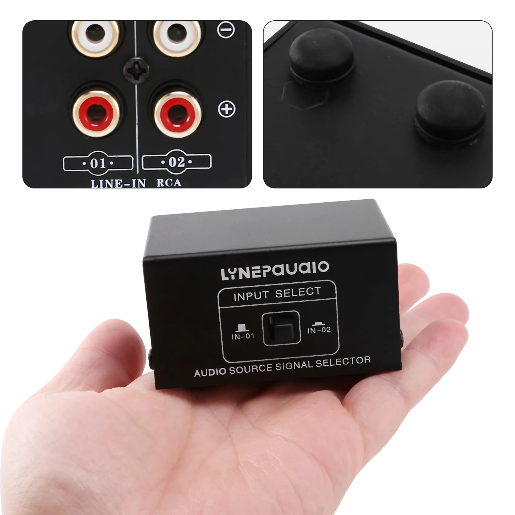 2 in 1 Out or 1 in 2 Out Audio Source Signal Selector, Switcher, Speaker, Audio Source, Switcher, RCA Interface, Lossess