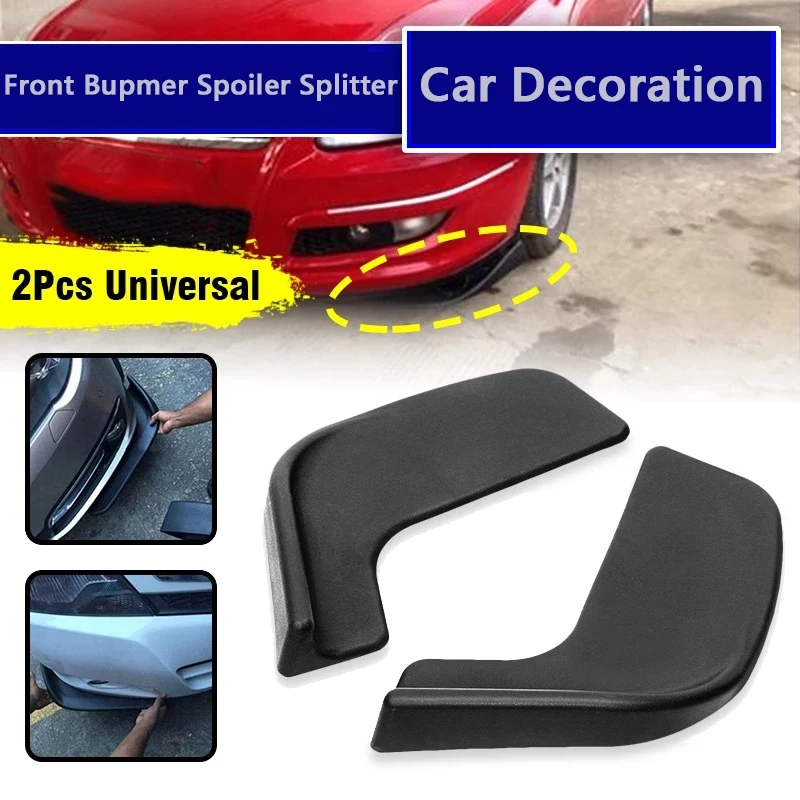 Car Universal Front Bupmer Spoiler Splitter Diffuser Front Shovels Accessories