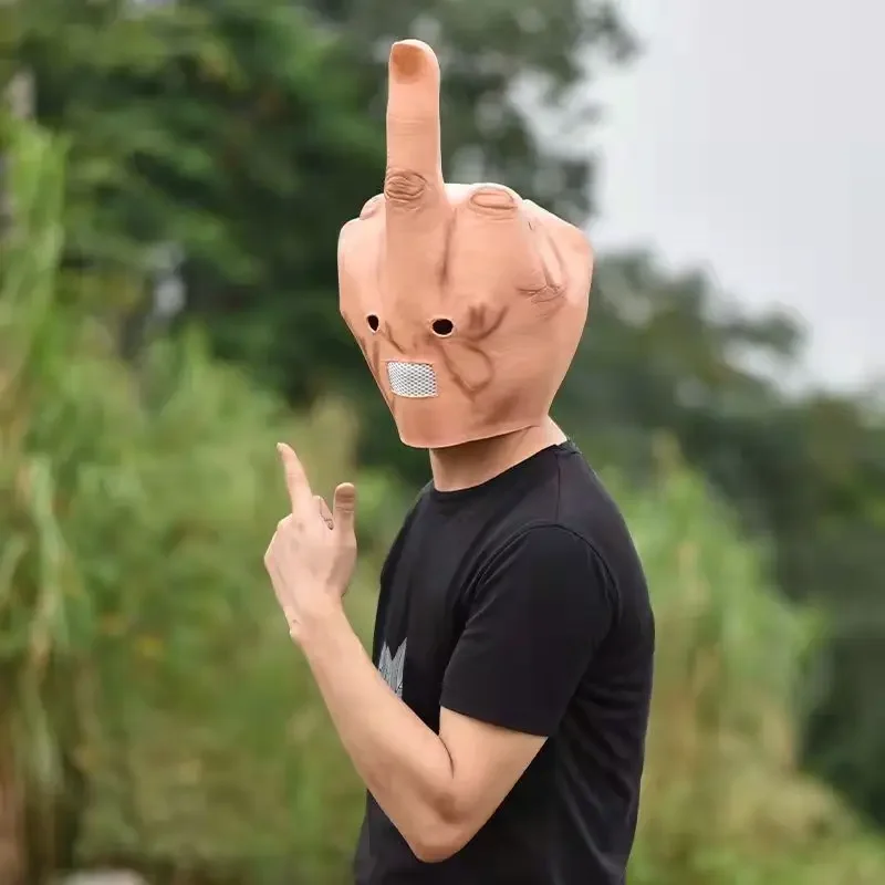 Horror Latex Finger Mask for Parties and Events 2