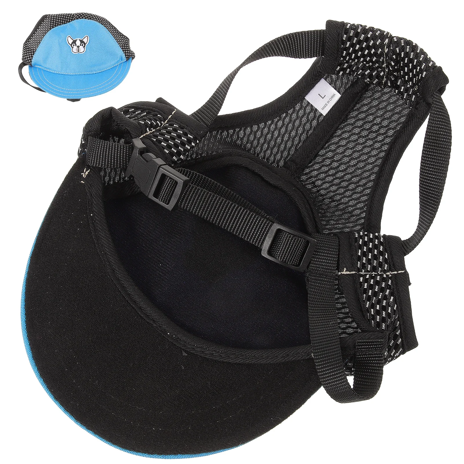

Visor Cap Sunshade Supplies for Dogs Pet Adjustable Tie Puppy Hat Clothing Hats with Gridding