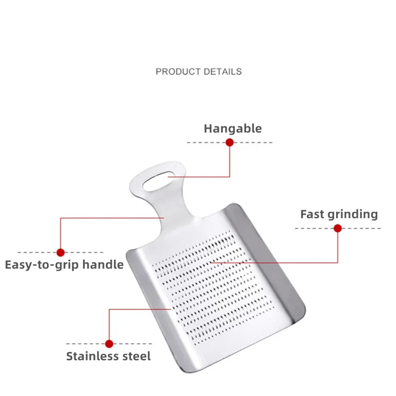 Stainless Steel Garlic Crusher Ginger Wasabi Grater Mustard Grinder Vegetable Press Device Chopper Cutter Home Kitchen Tool