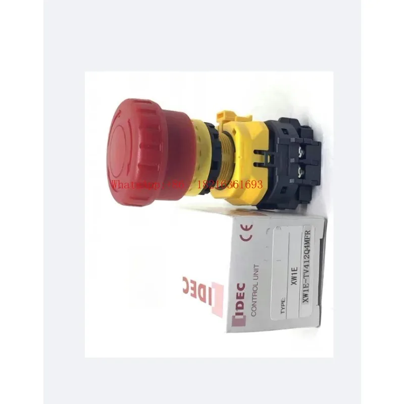 Limited Offer Limited Offer XW1E-TV412Q4MFR Emergency Stop Button Switch IP65 Protection 24V LED