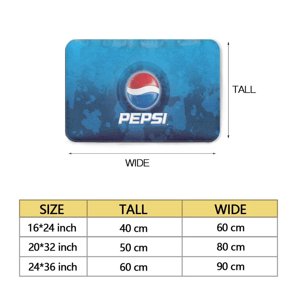 Carpet Floor Mat Nordic Style Home Doormat Bathroom-Toilet Mats Bedroom P-Pepsi Cola Hotel Decor Mat Alfombra Rug